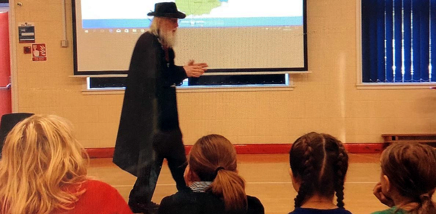 Storytelling in Middle Rasen School Hall