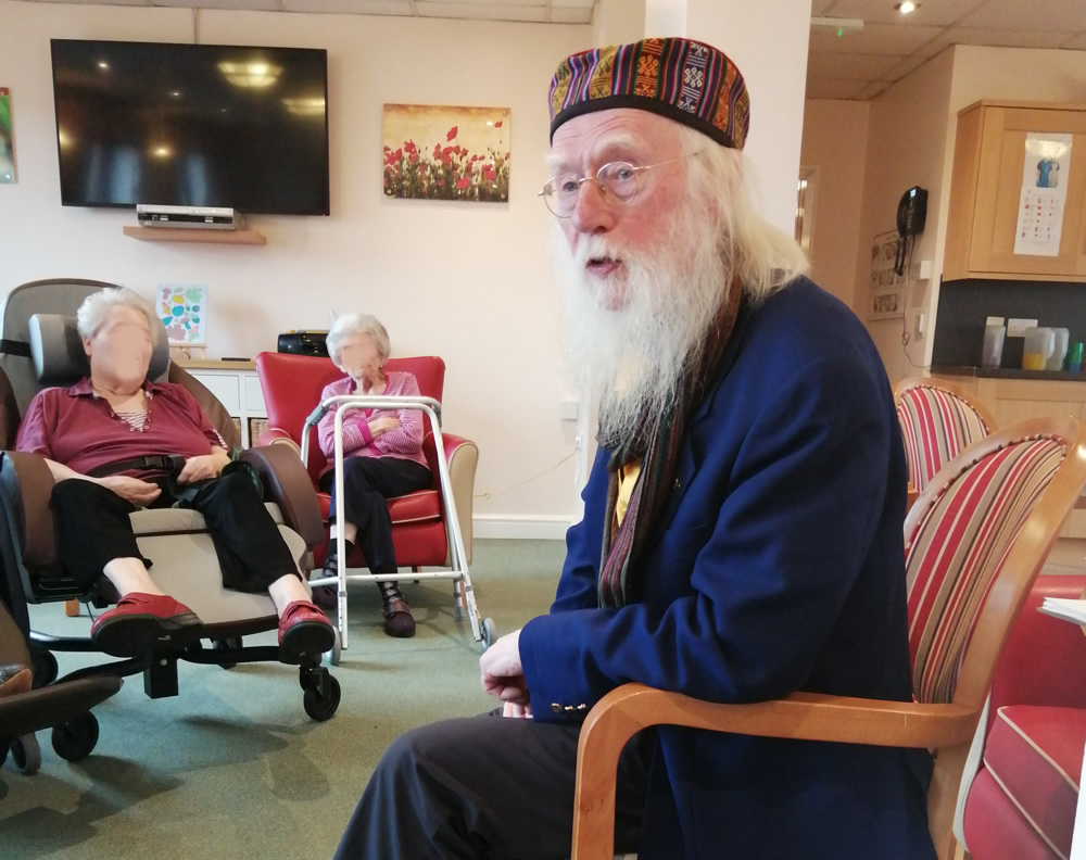 Storytelling at Tanglewood Care Home in Horncastle
